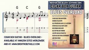 cigar box guitar blues overload nobody knows the trouble ive seen 3 string guitar gdg