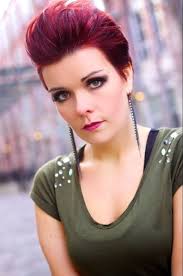 One of the most note worthy trends for summer 2014 is bold hair color choices. Womens Short Red Hair Novocom Top