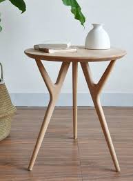 20 Gorgeous Side And Accent Table Ideas For Your Small Space Living In A Shoebox Small Accent Tables Round Wood Side Table Side Table Wood