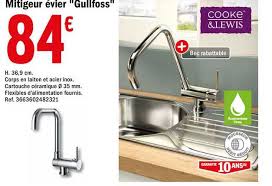 Il peut être habillé de portes ou être muni. Offre Mitigeur Evier Gullfoss Cooke Lewis Chez Brico Depot