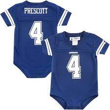 Infant Dak Prescott Navy Dallas Cowboys Jersey Bodysuit Walmart Com Dallas Cowboys Jersey Dallas Cowboys Bodysuit