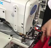 Automatic bottom hemming machine for underwear leg#machine #sewing #pant  #garments #shorts #foryou #somax #factory #skills #sewingtiktok #shortpants  #poloshirt #boxer #inner #manufacturing #underwear
