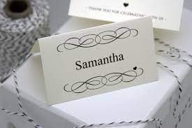 If you are planning to arrange an event, you should select an appropriate place card templateread more 25+ free printable place card templates word Free Diy Printable Place Card Template And Tutorial Polka Dot Wedding