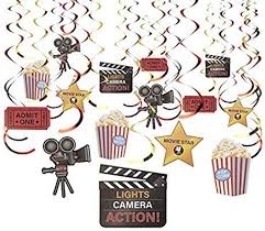 Everyone's favorite part of a party is the costumes! Amazon Com 30 Count Swirl Decorations Movie Night Decor Birthday Party Decorations Ceili Movie Night Decorations Movie Themed Party Theme Party Decorations
