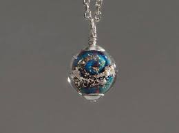 Cremation Ash Bead Round Glass Bead Keepsake Touchstone Etsy Turquoise Earrings Dangle Glass Beads Pet Ashes