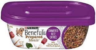 Beneful Wet Dog Food Prepared Meals Simmered Beef Entree 10ounce Tub By Purina Beneful Click Image To Review M Wet Dog Food Dog Food Recipes Food Preparation