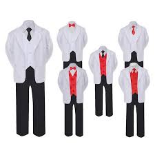 Target.com has been visited by 1m+ users in the past month 5 7pc Formal Black White Suit Set Red Bow Long Tie Vest Boy Baby Infant Sm 20 Teen Walmart Canada