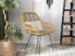 Rattan Accent Chair Sand Beige Canora Home Deco Furniture Dining Chairs Uk Rattan Dining Chairs