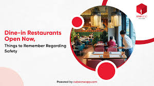 Honestly imagine being in the room with the amc crew the night they came up with the idea for the dine in. Dine In Restaurants Open Now Things To Remember Regarding Safety Oneapp