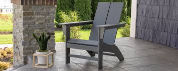 St Croix Contemporary Adirondack Chair Polywood Contemporary Adirondack Chairs Modern Patio Design Modern Adirondack Chair