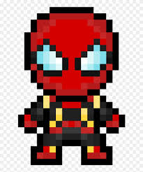 Find & download free graphic resources for pixel art. Iron Spider Pixel Art Easy 8 Bit Characters Clipart 2156806 Pikpng