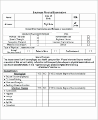 Physical Therapy Forms Template Inspirational Annual Physical Exam Form Template Dot Medical Card Form Physics Exam Home Health Aide