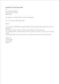 Explain how the loan will help you expand your business. Car Loan Application Letter Templates At Allbusinesstemplates Com
