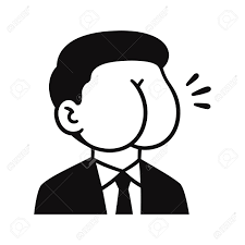 Butt Face Man In Suit, Politician Caricature. Portrait Doodle Drawing With  Ass For Head. Isolated Vector Clip Art Illustration. Royalty Free SVG,  Cliparts, Vectors, and Stock Illustration. Image 138935824.
