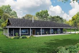 Pin By Frank Watson On One Story Ranch Farmhouses With Wrap Around Porches Ranch Style House Plans Porch House Plans Ranch Style Homes