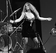 Janis In Her Black Push Em Up Bra Dress It Was Custom Designed And Made By Hand By Her Friend And Roommate Linda Grav Janis Joplin Joplin Rock And Roll