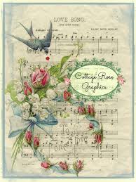 Bluebird Love Song Vintage Valentine Large Digital Download Etsy Vintage Valentines Vintage Labels Printables Love Songs