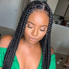 Black And Blonde Jumbo Knotless Braids Jumbo Knotless Braids By Me Natural Laid Dmvstylist Dmvbraider Individualbrai In 2020 Cool Braid Hairstyles African Braids Hairstyles Girls Hairstyles Braids