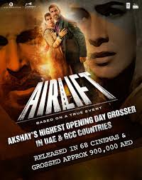 Airlift On Twitter Airlift Collection Is Akshaykumar Highest Opening In Uae Gcc Countries Book At Https T Co Drlrtqgbrl Https T Co Uagofkmnwd The film has been inspired by the world's biggest air evacuation. airlift collection is akshaykumar