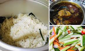 Bagi lauknya pula, nasi dagang terengganu dihidangkan bersama kuah nasi dagang yang dimasak dengan menggunakan rempah khas. Cara Buat Nasi Dagang Ganu Guna Rice Cooker Jer Tak Perlu Jauh Jauh Ke Terengganu Dah Daily Makan