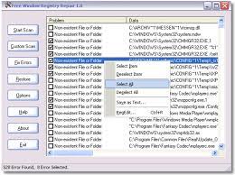 Though it's less common, there are times when you might need to connect to another computer to change, delete or add registry keys and values. Free Window Registry Repair Download