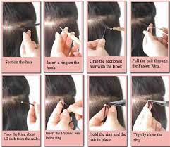 Steps On How To Apply Hair Extensions Micro Ring Hair Extensions Loop Hair Extensions Micro Loop Hair Extensions