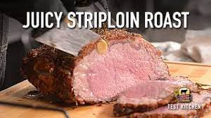 Garlic Rosemary Studded Ny Strip Roast Recipe Youtube