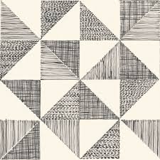 Black And White Geometric Wallpaper Loki Black White Geometric Wallpaper Departments Diy At B Q Geometric Wallpaper Geometric Tiles Metallic Wallpaper