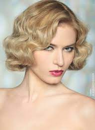 Medium Long Bob Styled Into Large Vintage Waves Bob Wedding Hairstyles Wavy Bob Hairstyles Bob Hairstyles