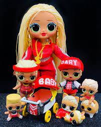 toy stroller toys reviewer v instagram and here come the swags our entire family with the new customized stroller lo lol dolls cute dolls kids toy shop