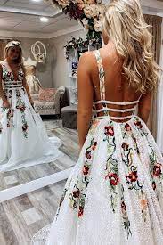 Saw something that caught your attention? Princess V Neck Floral Embroidery Long Prom Dress With Pocket Long Lace Prom Dresses N1482 Simibridaldresses