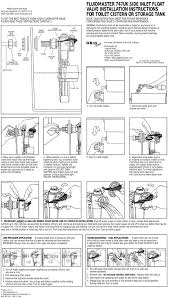 A smaller bypass is also included to ensure that manual filling can continue during current or future. Fluidmaster 747uk Side Inlet Float Valve Installation Instructions Manualzz