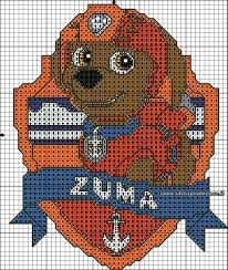 Check spelling or type a new query. Paw Patrol Zuma Schema Punto Croce Broderie Et Point De Croix Broderie Point De Croix Point De Croix