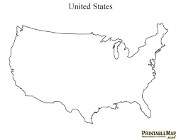 Free Printable Maps United States Outline State Outline 3rd Grade Social Studies
