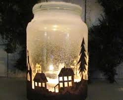 Use a large glass pickle jar, some snow paint for the whole jar and regular craft paint for the eyes, nose and mouth. 94 Outstanding Craft Projects Using Glass Jars Feltmagnet