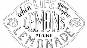 When Life Gives You Lemons Make Lemonade Hand Lettering Lettering Lettering Design