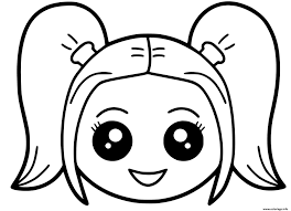 Coloriage fille kawaii manga a imprimer artherapie ca. Coloriage Fille Harley Quinn Kawaii Dessin Kawaii A Imprimer