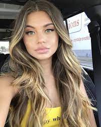 Dark Hair With High Lights In Front We Are Want To Say Thanks If You Like To Share This Post To Another People Via You Hair Styles Balage Hair Long Hair