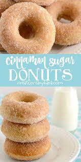 These Cinnamon Sugar Baked Donuts Are Easy To Make And Just Melt In Your Mouth Some Of The Best Sugar Donuts Recipe Homemade Donuts Recipe Easy Donut Recipe