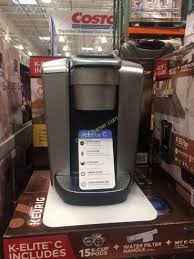 Of your favorite coffee, tea. Keurig K Elite C Single Serve Coffee Maker With 15 K Cup Pods Costcochaser