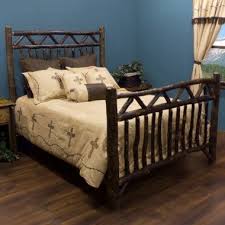 Arizona Hickory Log Bed Log Bedroom Furniture Hickory Bedroom Furniture Log Bed