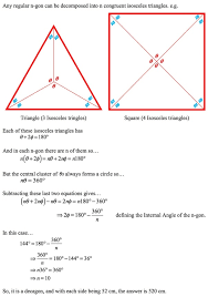 The measure of each interior angle of a regular polygon is equal to the sum of interior angles of a regular polygon divided by the number of sides. What Is The Measure Of Each Interior Angle Of A Regular Pentagon