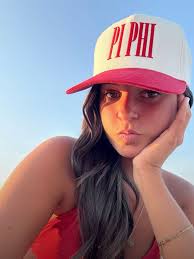 WHYPIPHIWEDNESDAY 🪞♥️ Meet Pi Phi sophomore Fiona Reilly “I knew I wanted  to go Pi Phi from the moment I walked in during recruitment. I could see  the love in that room,