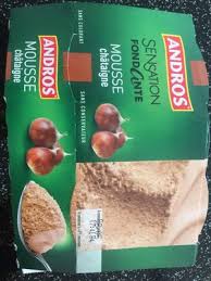 Mousse Aux Chataigne Andros 90g