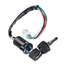 Poweka 4 Wires Ignition Switch With Key For 50cc 70cc 90cc 110cc 150cc 200cc 250cc Chinese Atvs Dirt Bikes Go Karts Buy Online In Botswana At Botswana Desertcart Com Productid 11011927