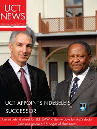 Uct is a preferred partner in medical devices, industrial production, and research. Uct Appoints Ndebele S Successor
