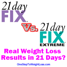 21 day fix vs 21 day fix extreme real