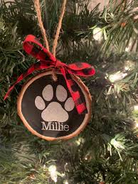 Custom pet ornament, personalized pet ornament, pet portrait ornaments, personalized. Paw Print Ornament Pet Ornament Christmas Ornament Custom Etsy Wood Christmas Ornaments Christmas Crafts To Sell Bazaars Christmas Crafts To Sell