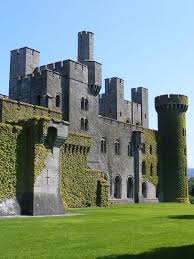 Penrhyn Castle Is A Country House In Llandygai Bangor Gwynedd North Wales In The Form Of A Norman Castle Medieval Castle Welsh Castles Norman Castle