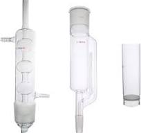 Laboy Glass Soxhlet Extraction Apparatus Set 55/50 with Soxhlet Extraction  Tube,Allihn Condenser & Extraction Thimble Apparatus Set Essential Oil ...